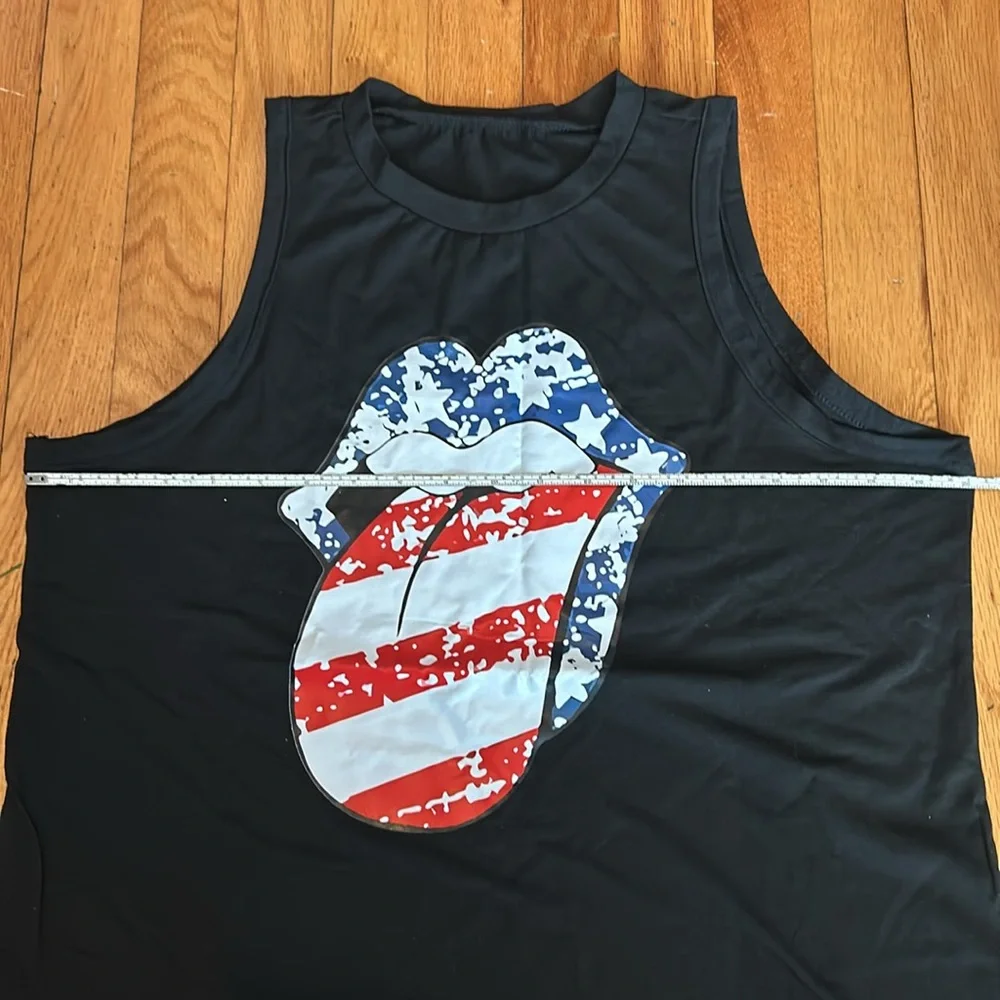 The Rolling Stones Tee Tank Women’s Sleeveless Vintage Tongue Shirt NWOT - Picture 5 of 8
